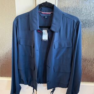 Tommy Hilfiger women’s Deep Blue Shirt Jacket